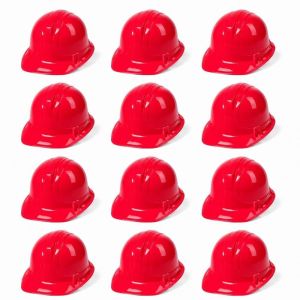 FXUP 12pcs Nhựa Mũ bảo hộ công trình Vành mũ rộng Chống va đập Mũ bảo hộ  Chống sốc Mũ bảo hiểm Nhập Vai