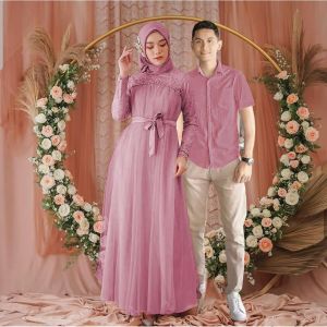 (ZAYIN COLLECTION)  COUPLE MIKAYLA // ADA JUAL KEMEJA (TILE MUTIARA) FIT XL TO 3XL CEWE LD 100-120  CWO LD 105-115 CM.