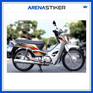 KIR01c Sticker Stiker Striping Honda Kirana 125 NCX Dream 125 Variasi Motif Racing Gradasi Retro Lz