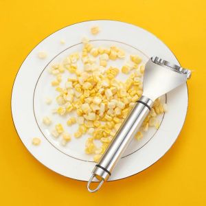 Manual Corn Cob Stripping Kitchen Tool