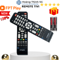 Remote điều khiển đầu FPT Play Box mới, Remote truyền hình FPT, tặng kèm pin. 