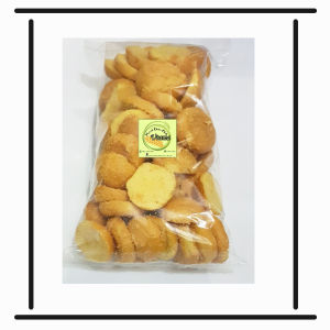 Bagelan Vanila  Roombutter / makanan ringan biscuit kue kering / bagelan roti kering 250gr snack - makanan ringan manis - snack kiloan