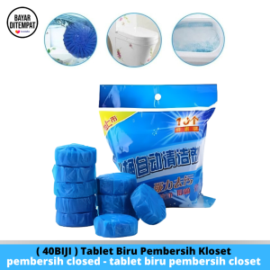 ( 50 BIJI ) Tablet Biru Pembersih Kloset Closet Toilet Wc 50gr Sibiru Penyegar Wc - pembersih closed - tablet biru pembersih closet - tablet biru pembersih wc - pembersih wc kerah membandel -