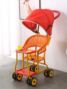 Summer Rattan Baby Stroller Baby stroller Baby Childrens Seat Walk the Children Fantstic Product Anti-Bamboo Rattan Trolley