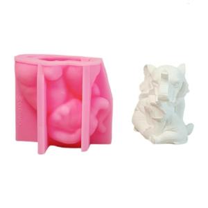 Mother and Child Elephant Molds Silicone Mould Ornament Molds Molds Soap Molds Casting Molds for Home Decoration