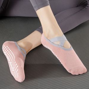 Yoga Socks Breathable Sweat-absorb Multi-functional Yoga Pilates Barre Sticky Grippers Socks