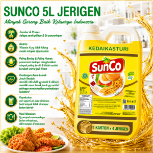 Sunco 5 Liter x 1 Jerigen Minyak Goreng