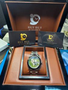 Bui Bui O’Clock Custom Dial Watch | Personalised Photo Dial Watch with Premium Wood Box