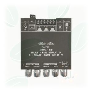ZK-TB21 TDA7498E Bluetooth 2.1 Channel Amplifier – Portable 160W*2 + 220W Subwoofer for Home Theater