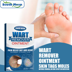 South Moon Wart Removal Sticker Wart Remover Ointment 12pcs Warts Remover Antibacterial Ointment Plaster Warts Ointment Calluses Sticker Detoxification Foot Patch