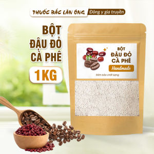 Bột cafe đậu đỏ 1kg bột ủ dưỡng trắng cho body và mặt giúp da trắng sáng giảm thâm sạm