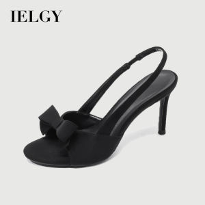 IELGY New Summer Bow Strappy Sandals Stiletto Heels for Women