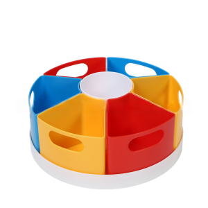 Highcolor rotating pen holder compartmentalized organizing storage supplies for home use