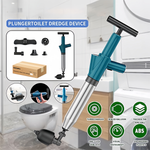 High Pressure Toilet Air Plunger Toilet Dredging Artifact Efficient Drain Declogger Toilet Cleaner for Toilet Sewer & Pipe Clogs