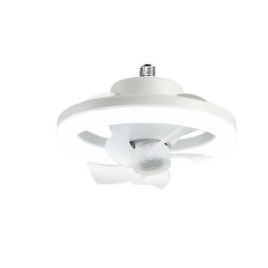E27 Bulb base MINI Ceiling Fan With Light 360° Rotation Ceiling Fan Exhaust Fan in Kitchen/Toilet Electric Fan