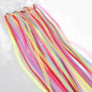 GUAIP Women 5~100Pcs/Set Webbing Silk thread Woven Rope Braided Hair Rope Twist Knitting DIY Hair Accessories Hair Styling Tool