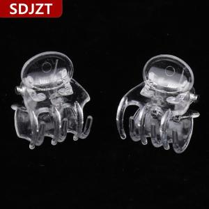 [COD] SDJZT 50ชิ้นโปร่งใส6กรงเล็บกล้วยไม้คลิปพลาสติกผีเสื้อดอกไม้ใสรองรับผู้ให้บริการที่ชัดเจนสำหรับสวนเถาลำต้นพืชปีน