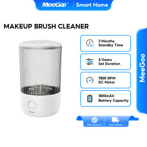 MeeGoo Makeup Brush Cleaner Wash/Bleach/Spin/Dry Portable Cleaning Automatic Make Up Tool Cleaner