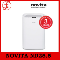 NOVITA ND2000 (Replacement Model ND25.5) PuriDry™ 2-In-1 Dehumidifier  with HEPA Air Purification  (NOVITA ND25.5 41m² 2-IN-1 DEHUMIDIFIER + AIR PURIFIER). 