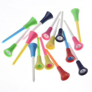 30Pcs/pack Golfs Tees for Golfs Driver Training Plastic Golfs Tees Low Resistance More Distance Consistent Height Tees