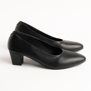 Sepatu Heels Kerja | Pantofel Wanita Jumbo | Size 35 - 45 Moka Hak Tinggi 5cm Lancip