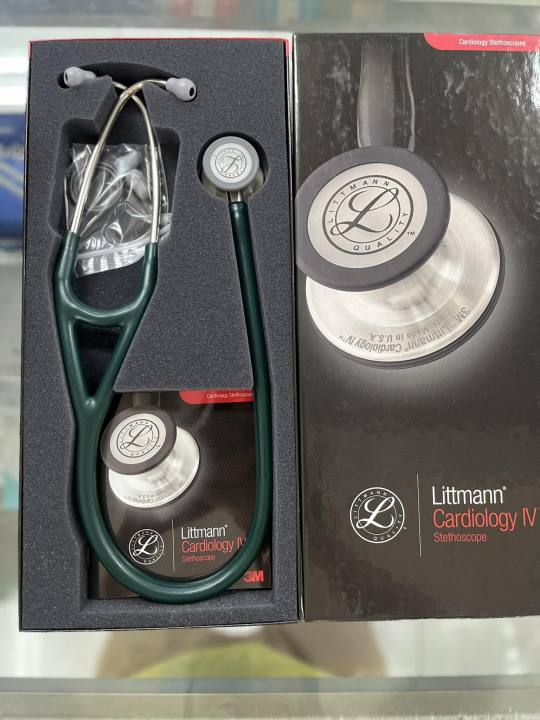 Littmann Stethoscope Cardiology IV Littmann Cardio IV Model Hunter Green 6155 (AUTHENTIC