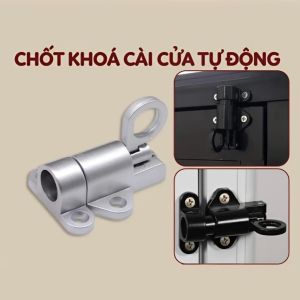 Chốt Khóa Cài Cửa Tự Động | Hợp Kim Nhôm Cao Cấp Chống Gỉ | An Toàn Cho Cửa Ra Vào Cửa Sổ Cửa Tủ