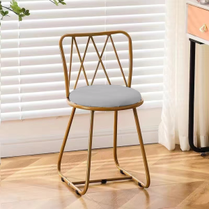 vanity chair Make-up chair domestic Simple vanity chair Mesh manicure Backrest chair for vanity dresser