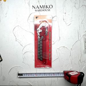 Kunci Filter Saringan Oli Model Sabuk rantai besi ATS 8 inch