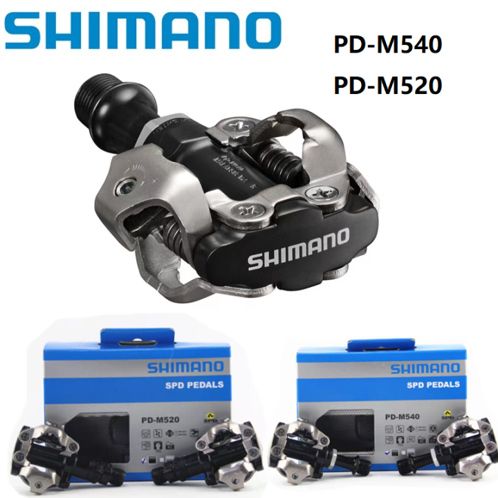 Shimano PD-M540 PD-M520 Bicycle Pedals MTB Bike Pedals Cycling Bike ...