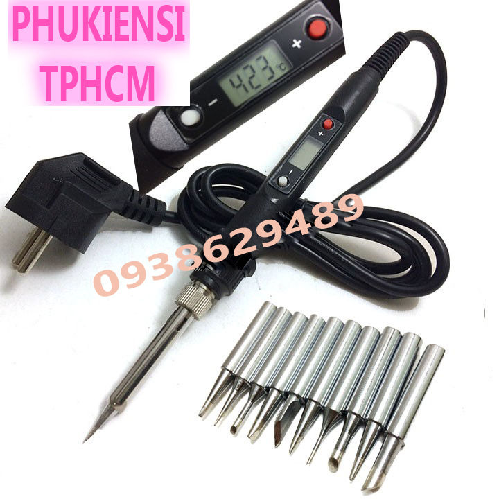 mỏ hàn điện tử 60w - 80w 220v thiếc chì điều chỉnh nhiệt độ N0 908 ...