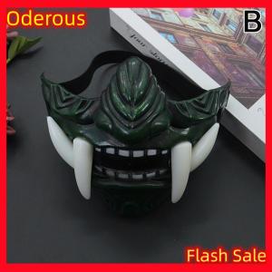 Oderous Japanese Samurai Oni Demon Mask Halloween Demon Samurai Cosplay Horror Prajna Killer Masks Party Costume Props