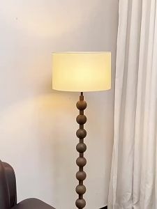 French Medieval Silent Wind Floor Lamp Living Room New Chinese American R Bedroom Advanced Atmosphere Lamp Table Lamp