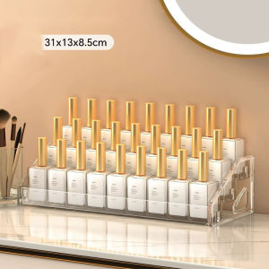 Acrylic Nail Polish Display Rack Perfume Organizer Cosmetics Storage Stand Acrylic Tiers Organizer For Nail Store