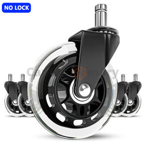 Office Chair Casters 2 Or 3 Inch Universal Wheels Silent Rubber Wheels Swivel Casters For All Floor