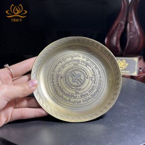 Đĩa Cúng Khói Lục Đạo Kim Cang Vật Phẩm Pháp Bảo Mật Tông Tâm Ý