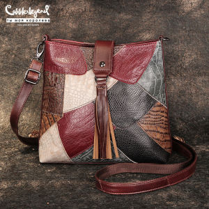 Genuine leather womens bag ladies handheld single shoulder crossbody bag womens composite bag
