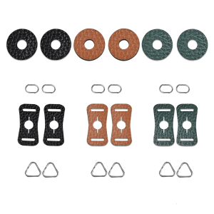 Leather Protector Cover Camera Belt Circle Split Hook Connector With Leather Cushion For Camera Body Protective