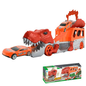 Mainan Mobil Rel Dinosaurus Anak 2 in 1 Mainan Dinosaurus Ukuran Besar 50cm