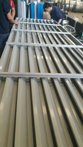 Lam Gió (Louver) Tôn Mạ Màu Vàng Kem- Độ Dày Lam Gió 0.45mm- Đơn Giá / 1 Khung
