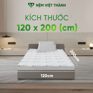 (Giao Hỏa Tốc HCM) Nệm Foam Hoạt Tính Massage Nguyên Tấm Việt Thành Cao Su Kết Hợp Foam Cao Cấp Kháng Khuẩn Nâng Đỡ Bảo Vệ Sức Khỏe.