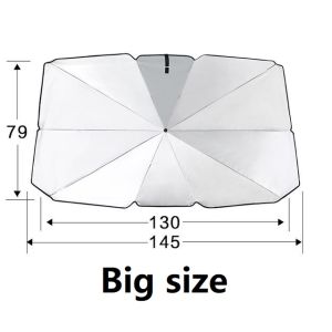 Car Sunshade Umbrella Windshield Retractable UV Reflection Auto Sunshade Cover Front Window Sun Protect