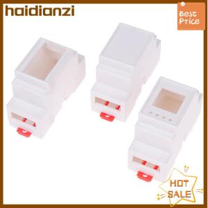 haidianzi 1PC DIN Rail PLC Junction Box Plastic Electronics Box Project Case 4Colors 88x37x59mm 35-Rail Mounting Instrument Housing