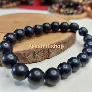 gelang kelor hitam 10mm gelang bertuah