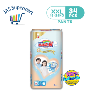 GOO.N Premium Mommy Kiss Diaper Pants XL 40pcs – All for Good Sleep 12-Hour Protection x6 Cups