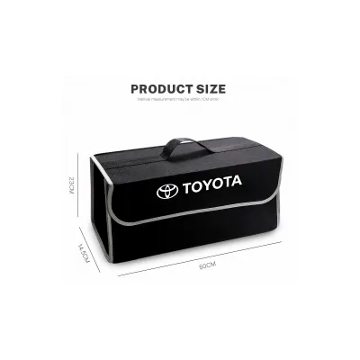 【Rux123】 Car Storage Bag Folding Travel Tidying Box Trunk Tools Case For Toyota Yaris VIOS Corolla Alitis Camry Prius Wigo Avanza Innova Fortuner Rush RAV4