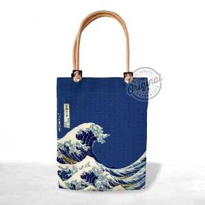 tas totebag tali sumbu potrait wanita edisi printing jepang souvenir travel - oleh oleh ukuran 38 X 33