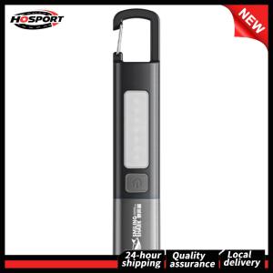Super Bright Flashlight 1200mAh Mini Portable LED Torch Power Bank Zoomable Emergency Lantern for Outdoor Hiking Fishing