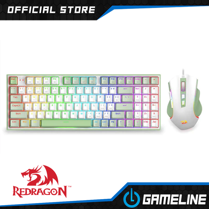 Redragon S134 Ultimate Gaming RIG Mechanical Keyboard & Mouse Combo ...