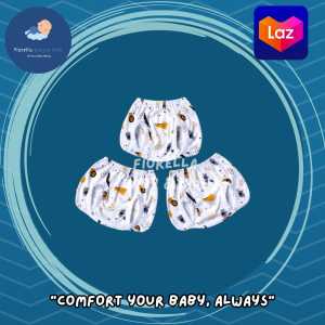 Celana Pop Bayi Katun Doubleknit Fullprint Isi 3 Pcs atau 6 Pcs